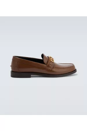 Gucci Verzierte Loafers aus Leder