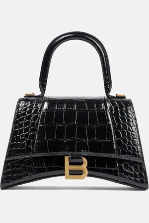 Balenciaga Schultertasche Hourglass XS aus Leder