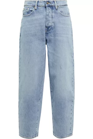 7 for all Mankind High-Rise Straight Jeans Dylan
