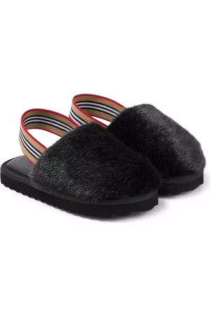 Burberry Mädchen Ballerinas - Slingback-Ballerinas aus Shearling