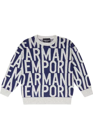 Emporio Armani Jungen Strickpullover - Pullover aus einem Baumwollgemisch