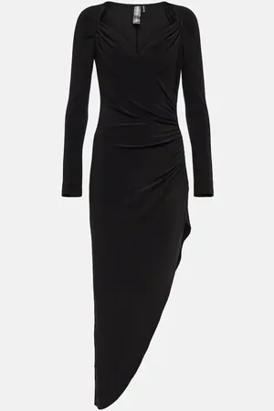 Norma Kamali Asymmetrisches Midikleid