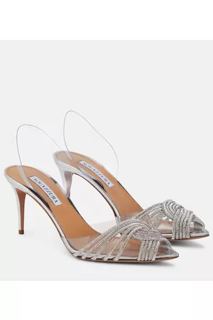 Aquazzura Verzierte Slingback-Pumps Gatsby 75