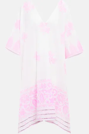 Juliet Dunn Bedruckter Kaftan aus Baumwolle