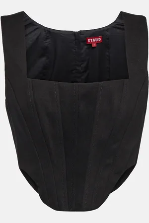 Staud Cropped-Top Kai aus Baumwolle