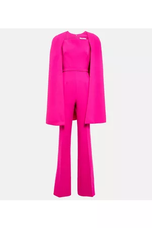 Safiyaa Jumpsuit Cinzia aus Crêpe mit Cape
