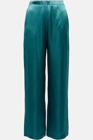 Max Mara High-Rise Wide-Leg Hose Fischio