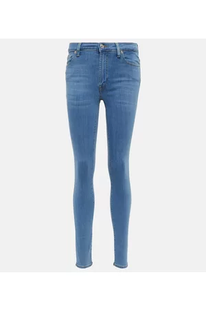 7 for all Mankind High-Rise Skinny Jeans Aubrey