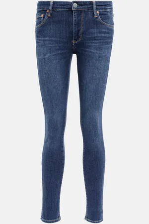AG Jeans Mid-Rise Skinny Jeans The Legging Ankle