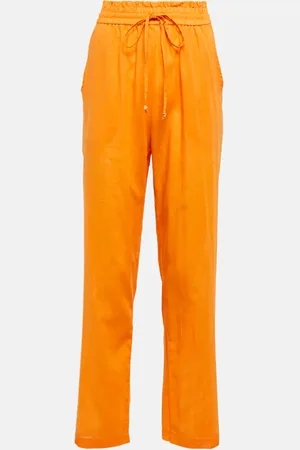 Bananhot Gerade Hose aus Leinen