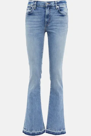 7 for all Mankind Mid-Rise Jeans Bootcut Tailorless
