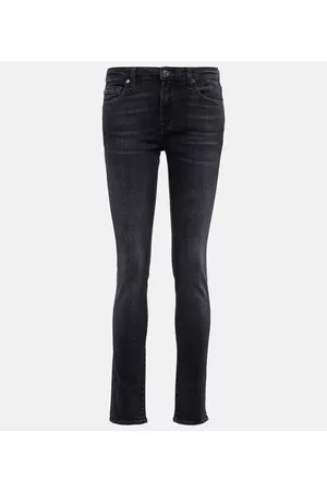 7 for all Mankind Mid-Rise Skinny Jeans Pyper
