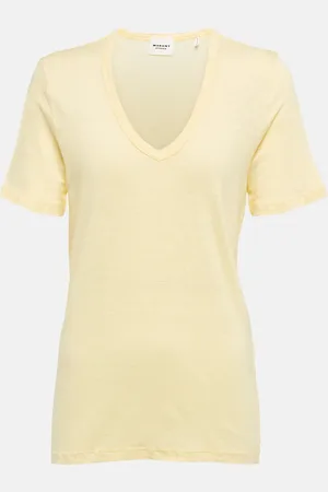 Marant Etoile T-Shirt Kranger aus Leinen