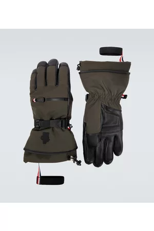 Moncler Grenoble Herren Skiaccessoires - Skihandschuhe mit Leder