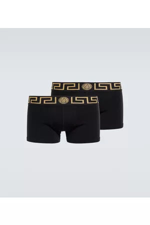 VERSACE Set aus zwei Boxershorts Greca Border