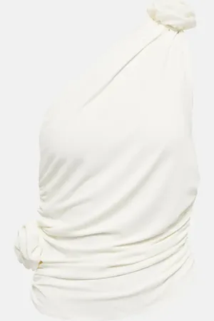 MAGDA BUTRYM Verziertes One-Shoulder-Top