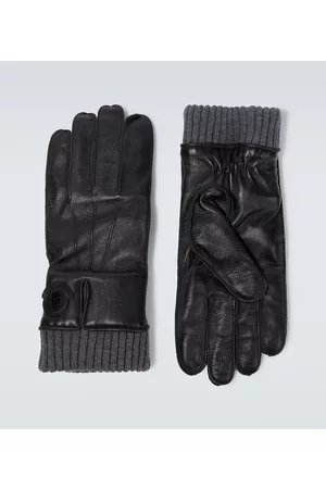 Moncler Handschuhe aus Leder