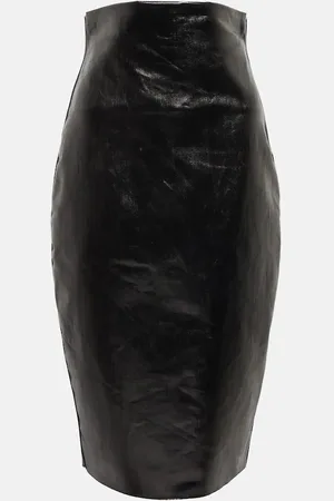 Rick Owens Midirock aus Denim
