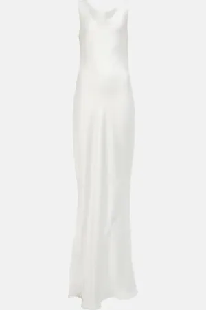 Norma Kamali Robe Maria aus Satin