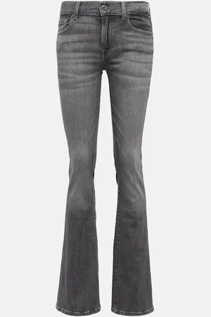 7 for all Mankind Mid-Rise Flared Jeans
