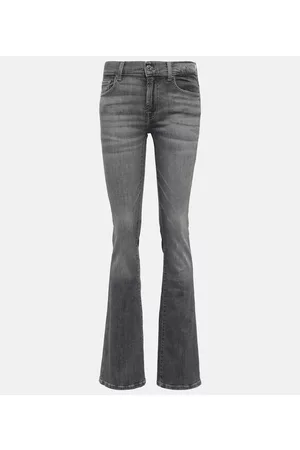 7 for all Mankind Mid-Rise Flared Jeans