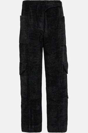 Ganni High-Rise-Hose aus Chenille