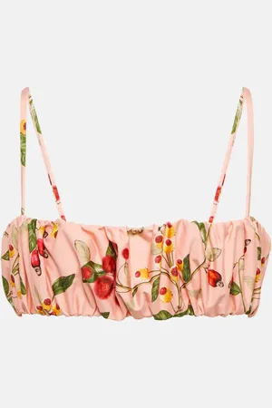Agua by Agua Bendita Bedrucktes Bikini-Oberteil Eneldo