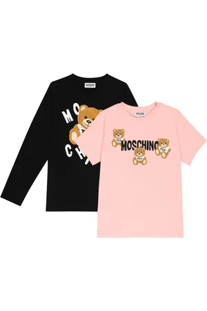 Moschino Mädchen Shirts - Set aus 2 T-Shirts aus Baumwoll-Jersey