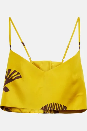 ASCENO Cropped-Top Ezra aus Seide
