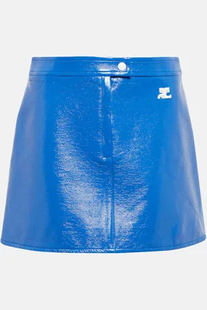 Courrèges Courrèges Minirock aus Lederimitat