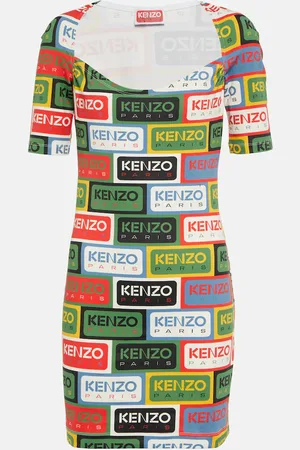 Kenzo Bedrucktes Minikleid aus Jersey