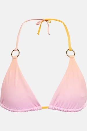 Louisa Ballou Bedrucktes Bikini-Oberteil