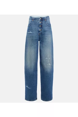 Maison Margiela High-Rise Wide-Leg Jeans