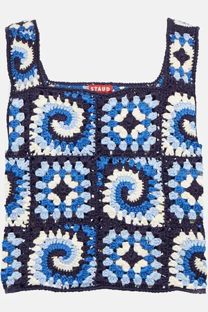 Staud Top Psychedelic aus Baumwolle