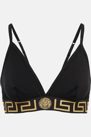 VERSACE Bralette Greca Border aus Baumwolle