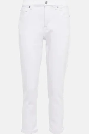 7 for all Mankind Mid-Rise Slim Jeans Josefina