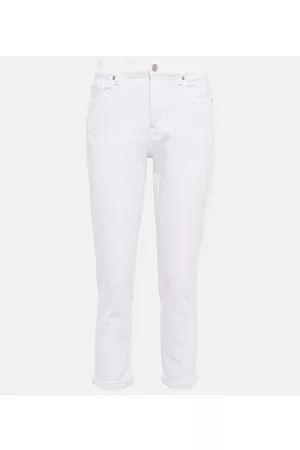 7 for all Mankind Mid-Rise Slim Jeans Josefina