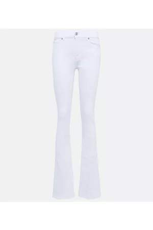 7 for all Mankind High-Rise Slim Jeans Bootcut Optic