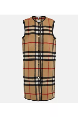 Burberry Weste Vintage Check aus Wolle