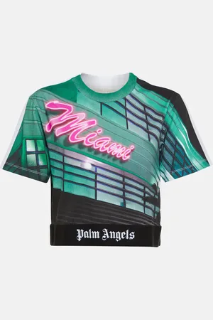Palm Angels Cropped-Top aus Baumwolle