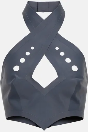 Jean Paul Gaultier Cropped-Top aus Jersey