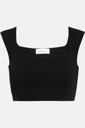 Sportmax Cropped-Top aus Baumwolle