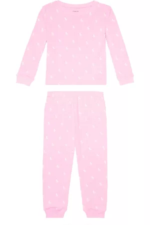 Ralph Lauren Bedruckter Pyjama aus Baumwoll-Jersey