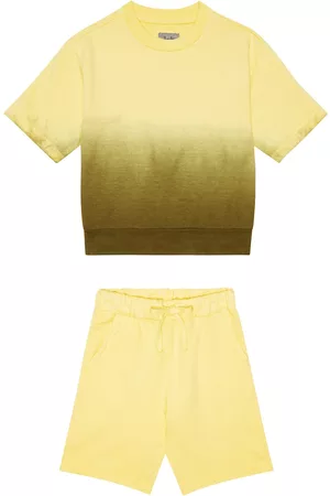Il gufo Set aus T-Shirt und Shorts aus Fleece