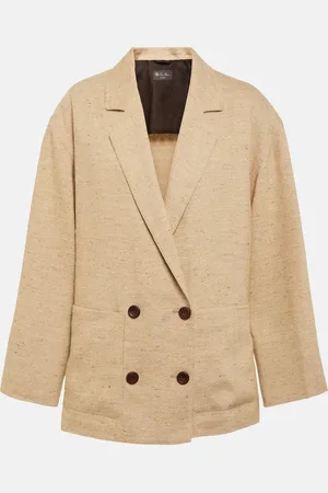 Loro Piana Jacke aus Leinen, Kaschmir und Seide