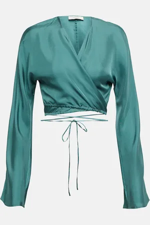 ASCENO Wickeltop St. Tropez aus Seiden-Twill