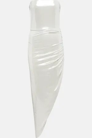 Norma Kamali Asymmetrisches Midikleid