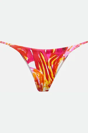 Louisa Ballou Bedrucktes Bikini-Höschen Mini Ring