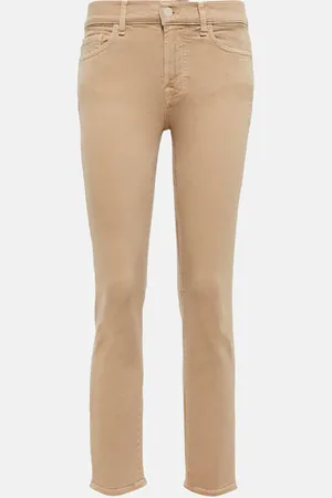 7 for all Mankind Mid-Rise Slim Jeans Roxanne