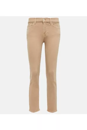 7 for all Mankind Mid-Rise Slim Jeans Roxanne